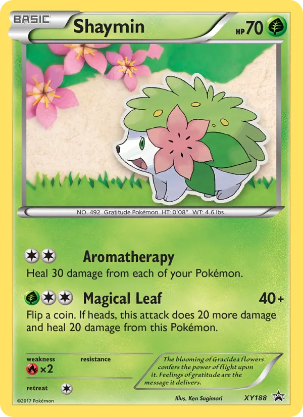 Shaymin XY188 XY Black Star Promos Pokesingles