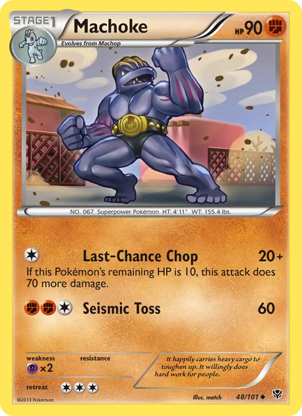Machoke 48 Plasma Blast Pokesingles