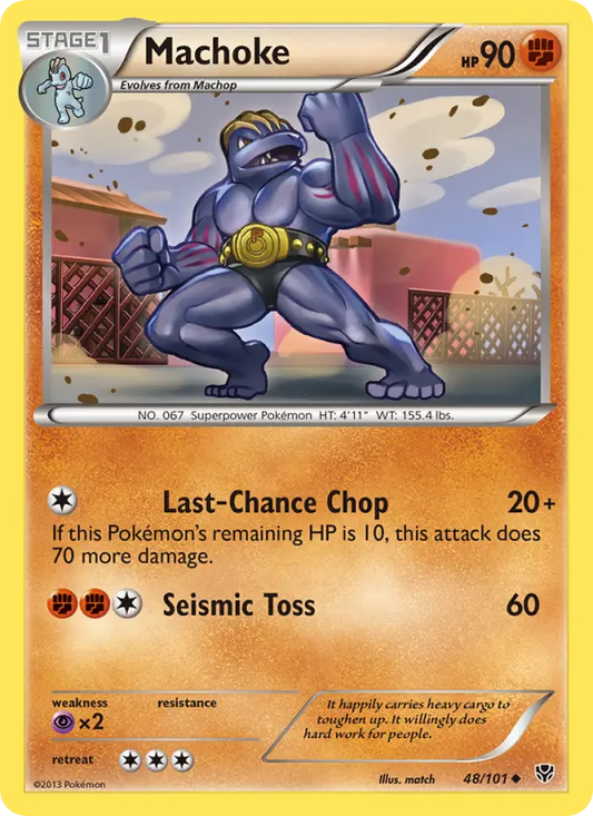 Machoke 48 Plasma Blast Pokesingles