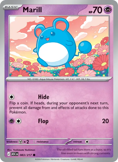 Marill 83 Ascended Heroes Pokesingles