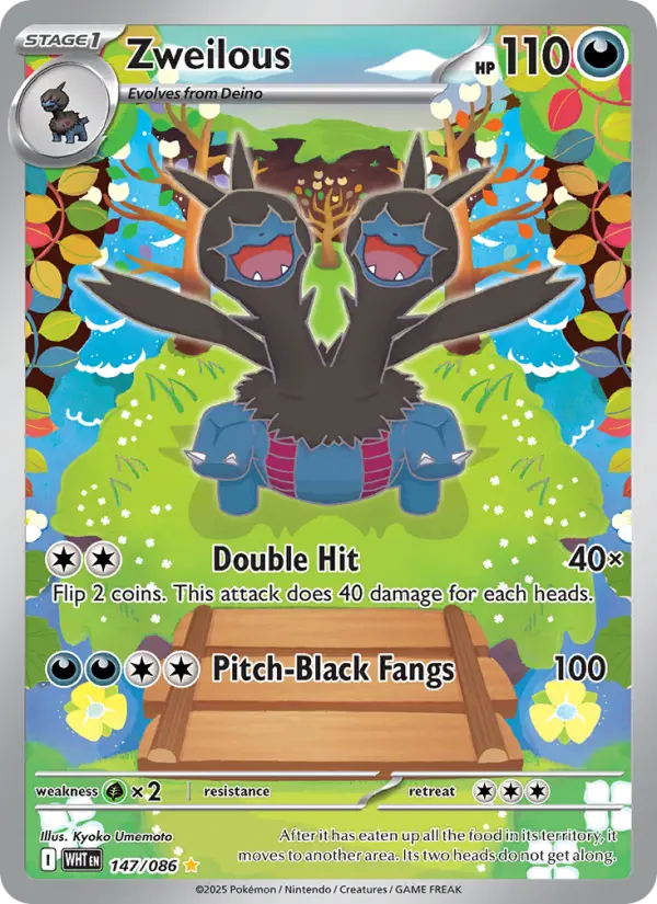 Zweilous 147 White Flare Pokesingles