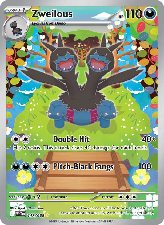Zweilous 147 White Flare Pokesingles