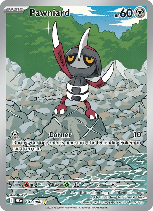 Pawniard 142 Black Bolt Pokesingles