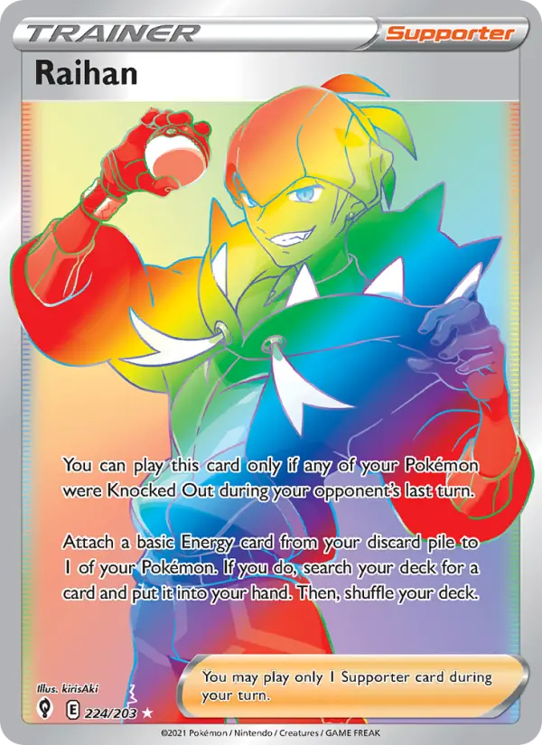 Raihan 224 Evolving Skies Pokesingles