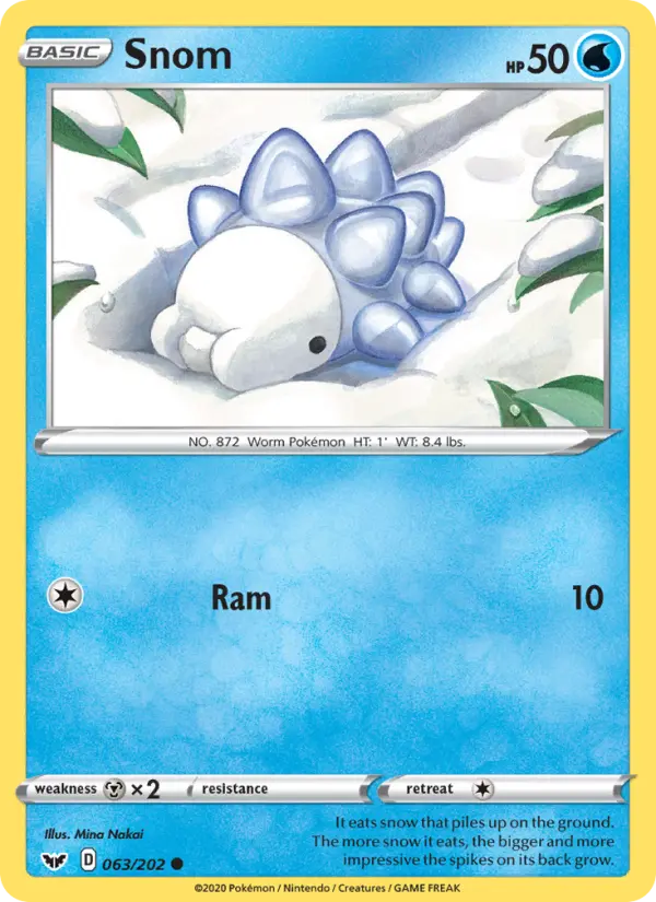 Snom 63 Sword & Shield Pokesingles