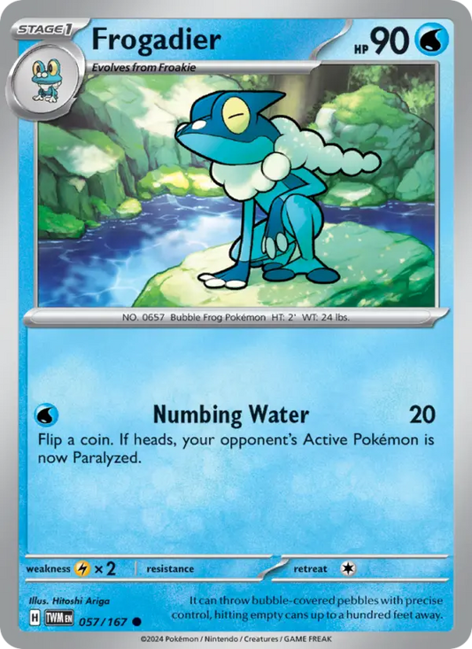 Frogadier 57 Twilight Masquerade Pokesingles