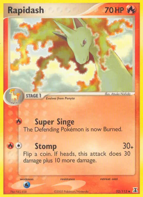 Rapidash 52 Delta Species Pokesingles