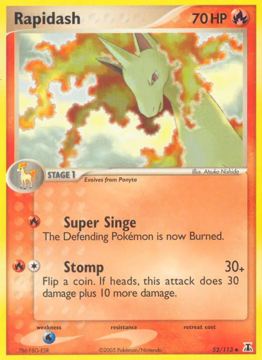 Rapidash 52 Delta Species Pokesingles