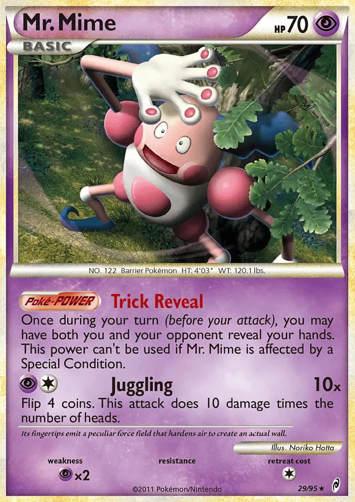 Mr. Mime 29 Call of Legends Pokesingles