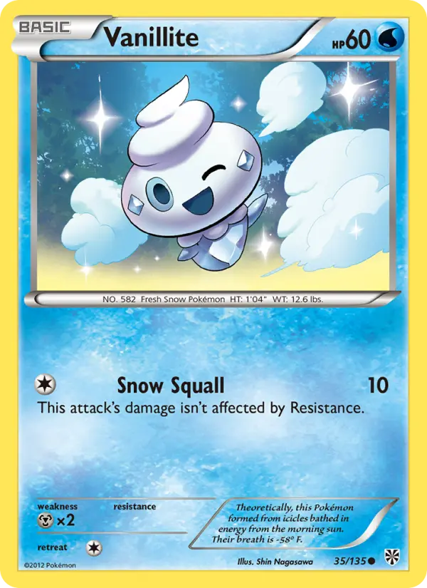 Vanillite 35 Plasma Storm Pokesingles