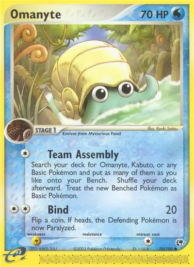 Omanyte 70 Sandstorm Pokesingles