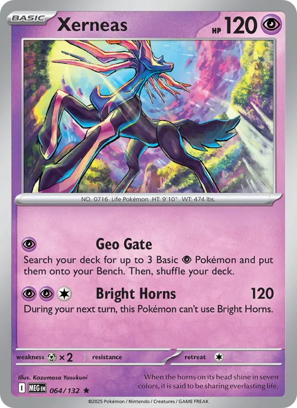 Xerneas 64 Mega Evolution Pokesingles