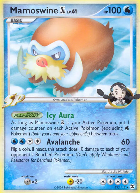 Mamoswine GL 27 Rising Rivals Pokesingles