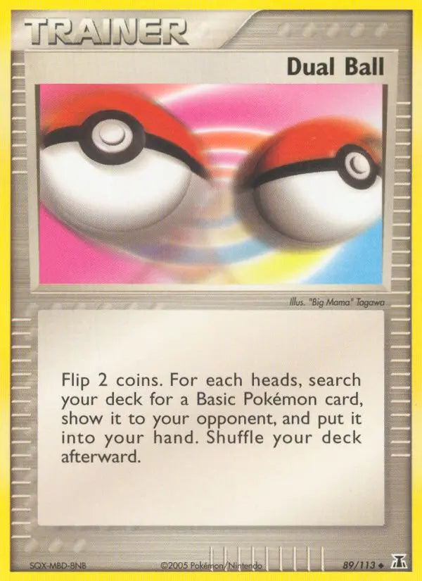 Dual Ball 89 Delta Species Pokesingles