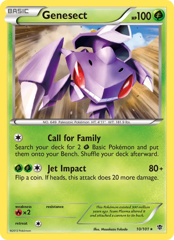 Genesect 10 Plasma Blast Pokesingles