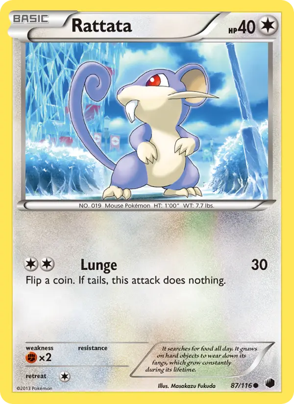 Rattata 87 Plasma Freeze Pokesingles