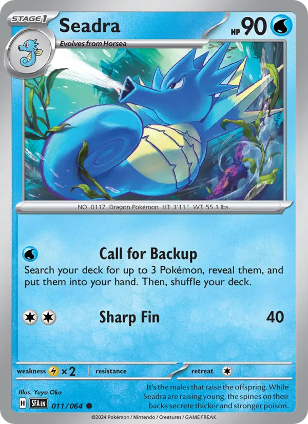 Seadra 11 Shrouded Fable Pokesingles