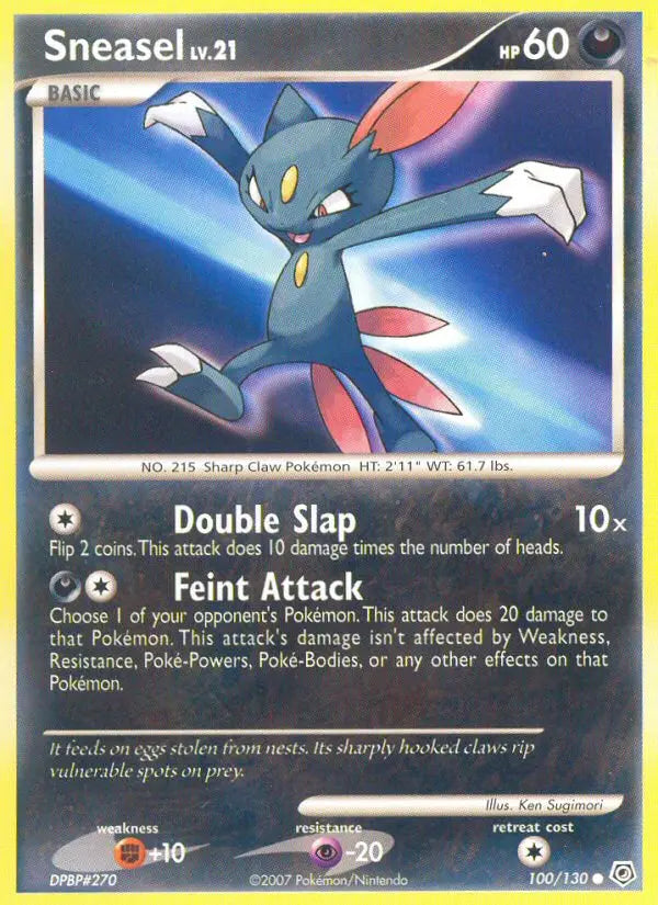 Sneasel 100 Diamond & Pearl Pokesingles