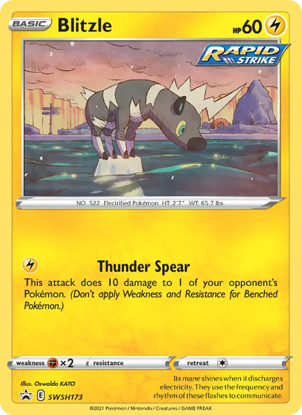 Blitzle SWSH173 SWSH Black Star Promos Pokesingles