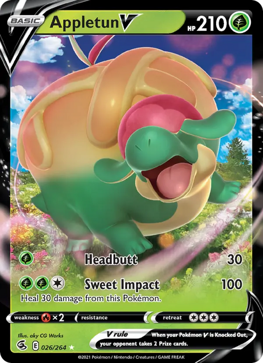 Appletun V 26 Fusion Strike Pokesingles