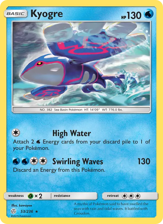 Kyogre 53 Cosmic Eclipse Pokesingles