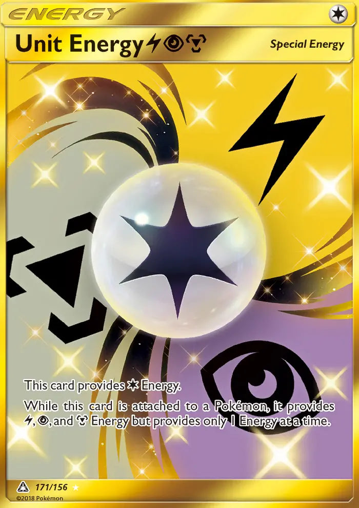 Unit Energy LightningPsychicMetal 171 Ultra Prism Pokesingles
