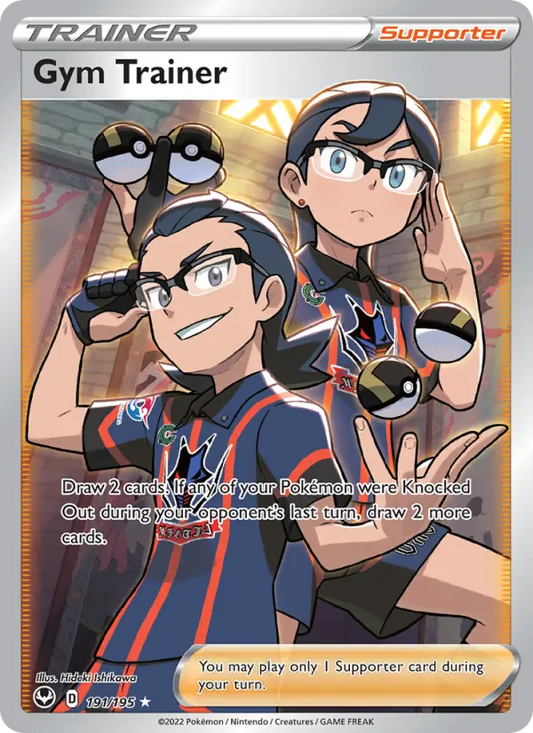 Gym Trainer 191 Silver Tempest Pokesingles