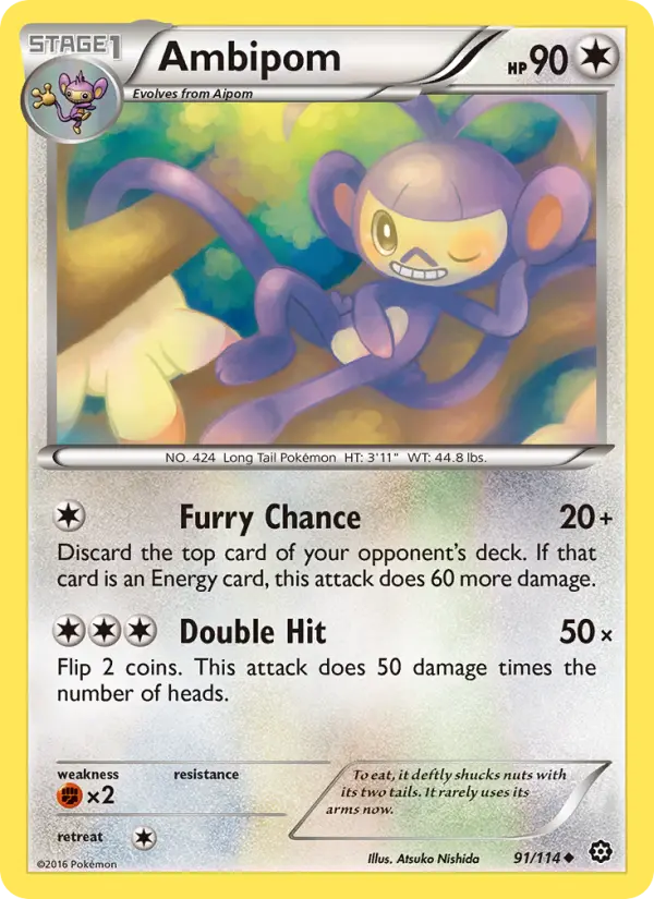 Ambipom 91 Steam Siege Pokesingles