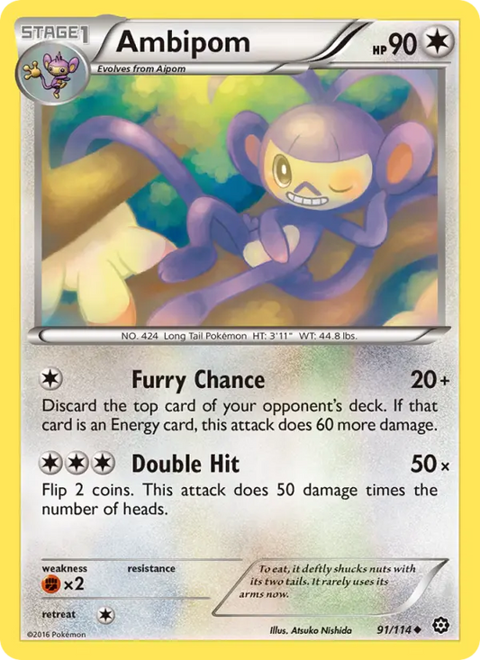 Ambipom 91 Steam Siege Pokesingles