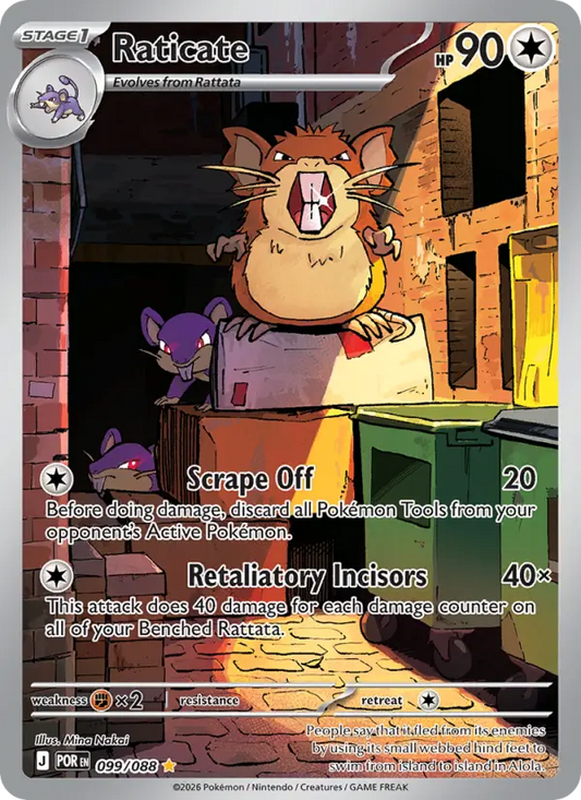 Raticate 99 Perfect Order Pokesingles