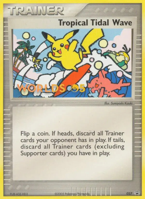 Tropical Tidal Wave 27 Nintendo Black Star Promos Pokesingles