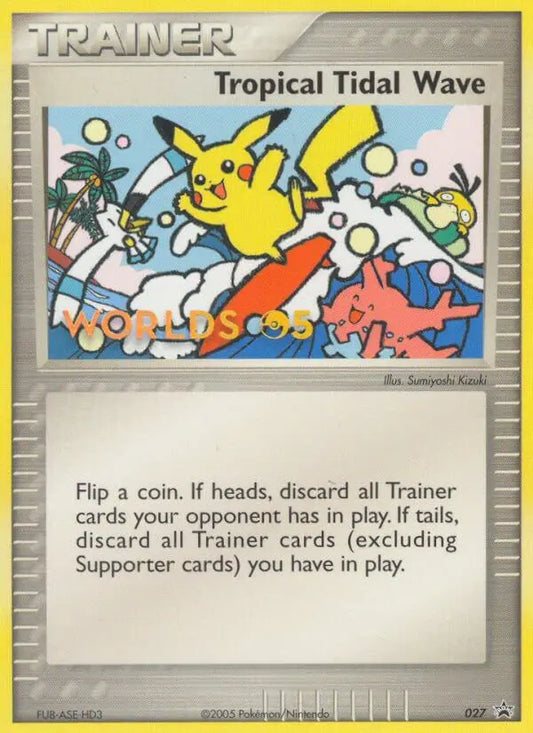 Tropical Tidal Wave 27 Nintendo Black Star Promos Pokesingles