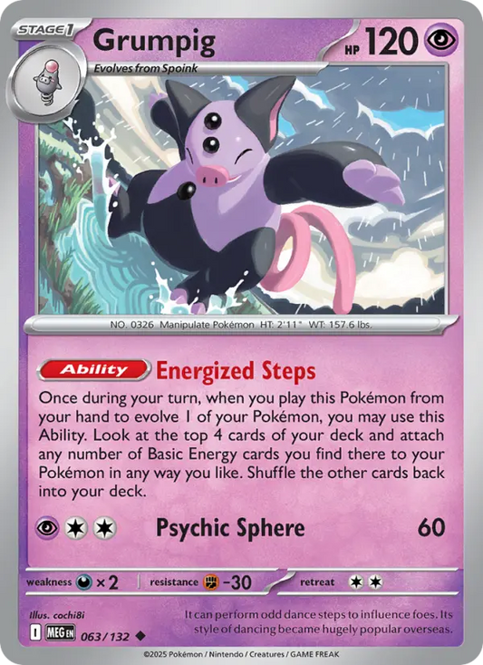 Grumpig 63 Mega Evolution Pokesingles