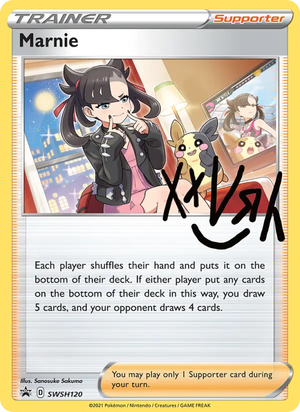Marnie SWSH120 SWSH Black Star Promos Pokesingles