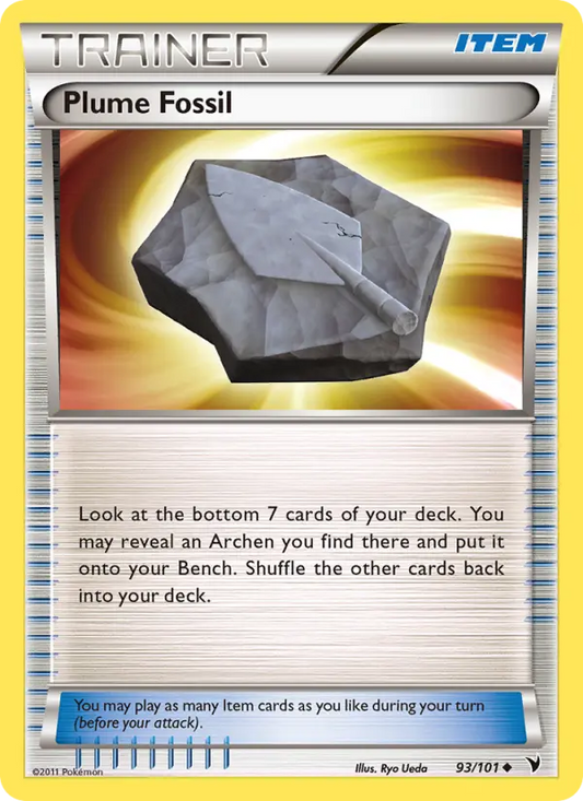 Plume Fossil 93 Noble Victories Pokesingles