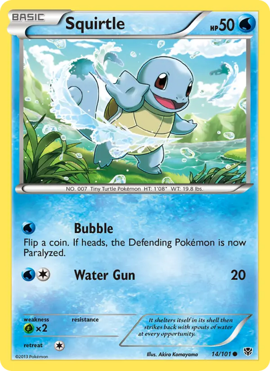 Squirtle 14 Plasma Blast Pokesingles