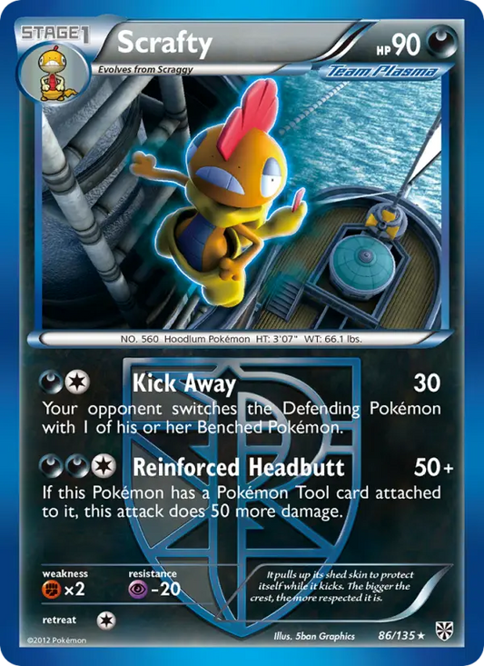 Scrafty 86 Plasma Storm Pokesingles