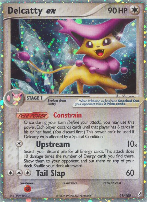 Delcatty ex 91 Crystal Guardians Pokesingles