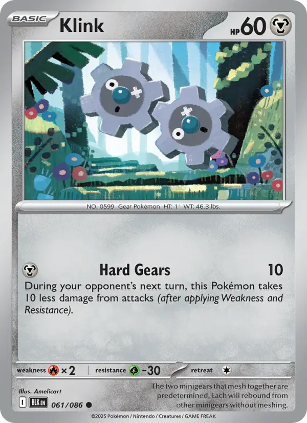 Klink 61 Black Bolt Pokesingles