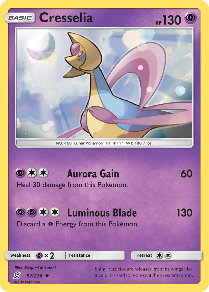 Cresselia 87 Unified Minds Pokesingles