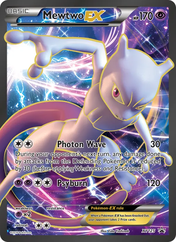 Mewtwo EX XY125 XY Black Star Promos Pokesingles