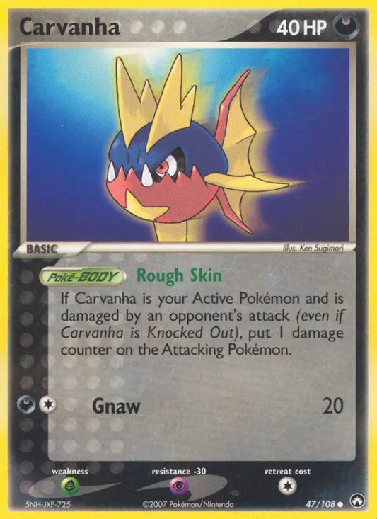 Carvanha 47 Power Keepers Pokesingles