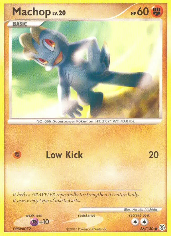 Machop 86 Diamond & Pearl Pokesingles