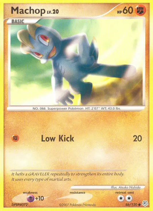 Machop 86 Diamond & Pearl Pokesingles