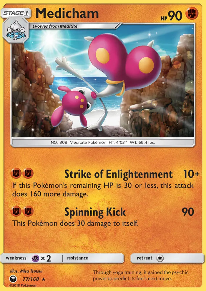 Medicham 77 Celestial Storm Pokesingles