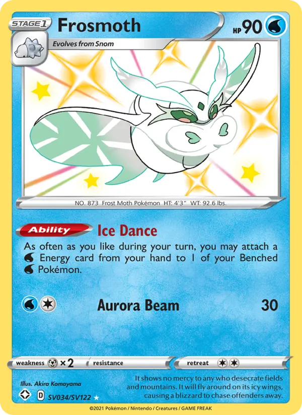 Frosmoth SV034 Shining Fates Pokesingles