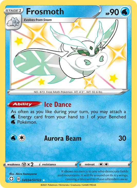 Frosmoth SV034 Shining Fates Pokesingles