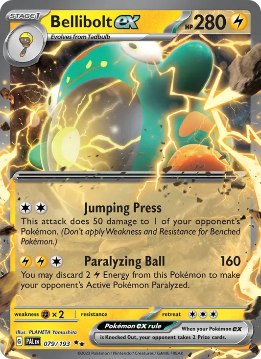 Bellibolt ex 79 Paldea Evolved Pokesingles