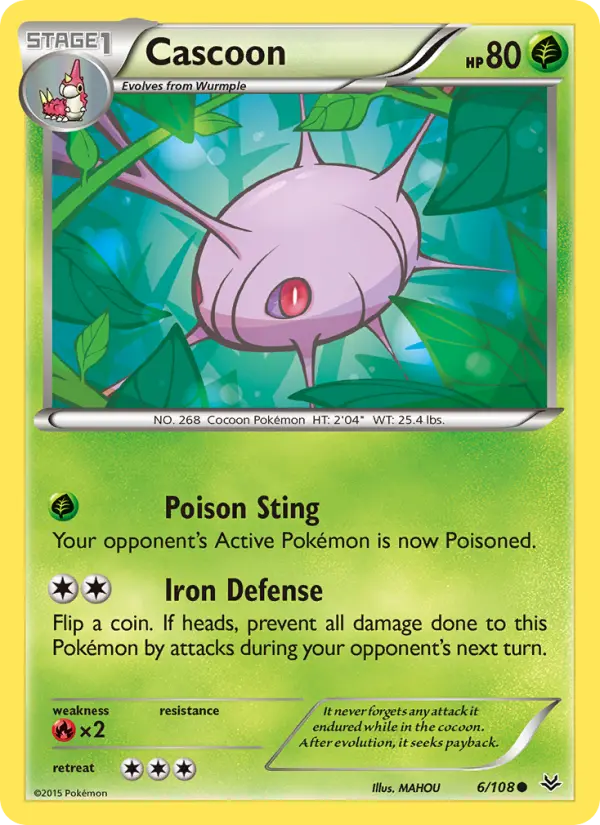 Cascoon 6 Roaring Skies Pokesingles