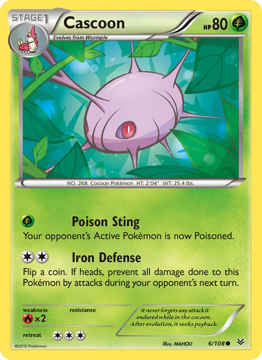 Cascoon 6 Roaring Skies Pokesingles